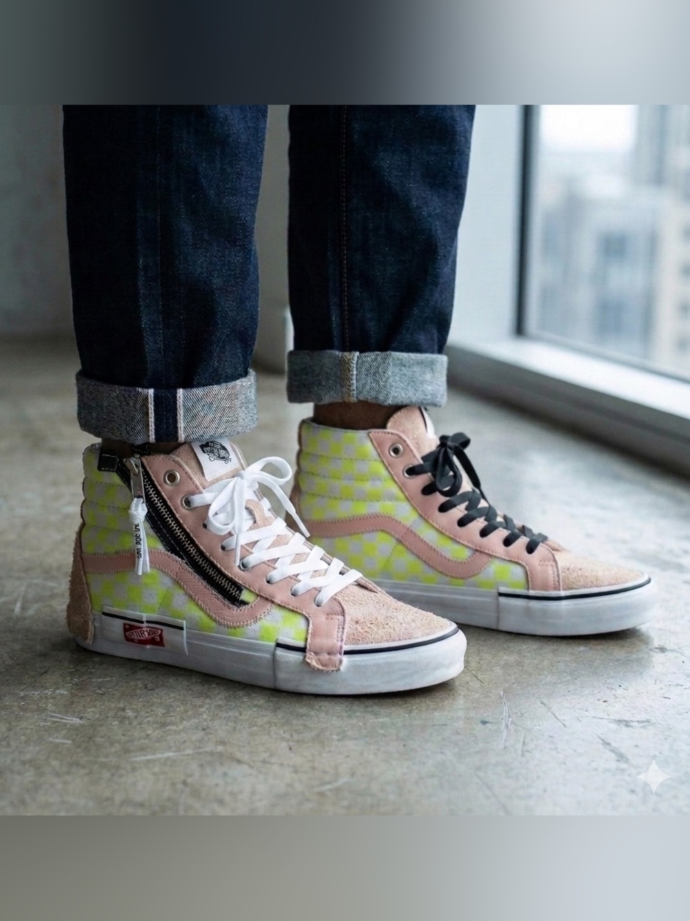 Vans Men’s Sk8- Hi Cap LX Deconstructed Skate Shoes